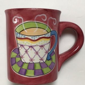 World Market Made In‎ Thailand Large Pink Coffee Mug